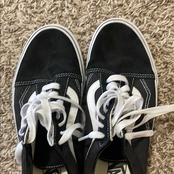 Vans Black and White Old Skool Sneakers - Picture 4 of 4